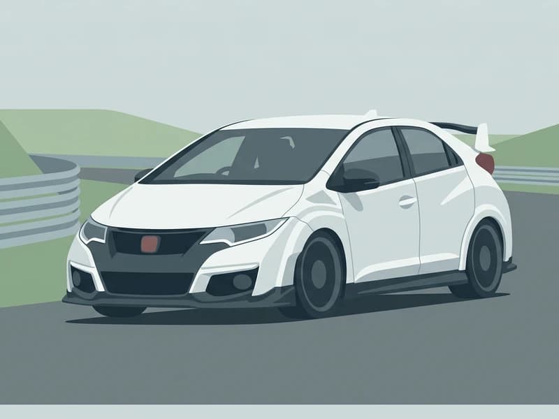 FK2時代: ニュルブルクリンクを疾走する4代目タイプR。FF最速挑戦の出発点。ターボ化した新世代を象徴するシーン