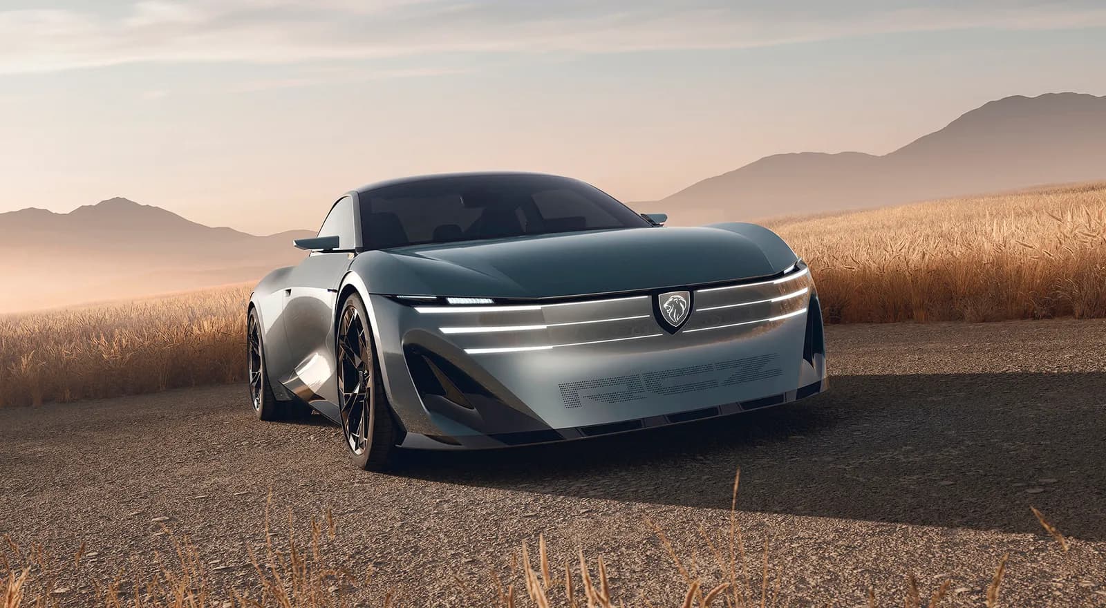 プジョー RCZ Vision発表 初代の意匠を継ぐ電動クーペ