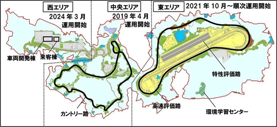 Toyota Technical Center Shimoyama 全体図